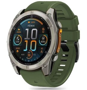 Pasek TECH-PROTECT Silicone Line do Garmin Fenix 5/6/6 Pro/7/8/E 47mm Zielony