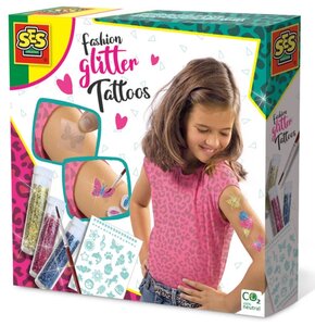 Zestaw kreatywny SES Creative Tatuaże brokatowe 14142
