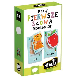 Zabawka edukacyjna HEADU Montessori Pierwsze słowa 53146