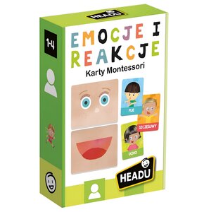 Zabawka edukacyjna HEADU Montessori Emocje i reakcje 53160