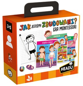 Zabawka edukacyjna HEADU Montessori Jak jesteśmy zbudowani? 53177