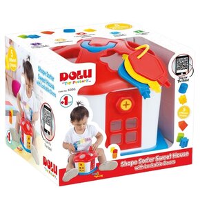 Zabawka edukacyjna DOLU Toy Factory Sorter Domek z kluczami 50960