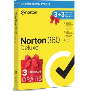 Antywirus NORTON 360 Deluxe 25GB 6 URZĄDZEŃ 1 ROK Kod aktywacyjny