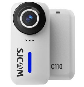 Kamera sportowa SJCAM C110 Biała Filmy 4K30FPS 15MP Wodoodporna WI-FI + akcesoria