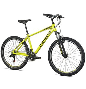 Rower górski MTB INDIANA X-Pulser 1.6 M17 26 cali męski Limonkowo-czarny