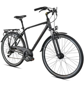 Rower trekkingowy INDIANA X-Road 3.0 M23 28 cali męski Czarno-brązowy