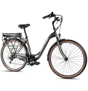 Rower elektryczny INDIANA E-City M18.5 28 cali Czarny
