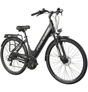 Rower elektryczny INDIANA E-Trekking 3.0 D18 28 cali Czarny