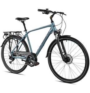 Rower trekkingowy INDIANA X-Road 4.0 M17 28 cali męski Jasnoniebieski