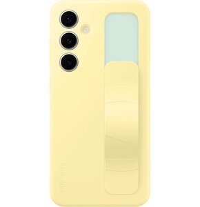 Etui SAMSUNG Standing Grip do Galaxy S24 FE Żółty EF-GS721CYEGWW