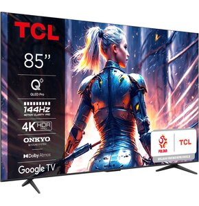 Telewizor TCL 85C75B 85" QLED 4K 144Hz Google TV Dolby Atmos Dolby Vision HDMI 2.1