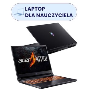 Laptop ACER Nitro V 16 ANV16-41 16" IPS 165Hz R5-8645HS 16GB RAM 512GB SSD Geforce RTX4050 DLSS 3 Windows 11 Home