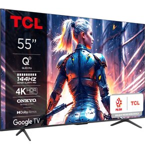 Telewizor TCL 55C75B 55" QLED 4K 144Hz Google TV Dolby Atmos Dolby Vision HDMI 2.1