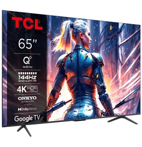 Telewizor TCL 65C75B 65" QLED 4K 144Hz Google TV Dolby Atmos Dolby Vision HDMI 2.1