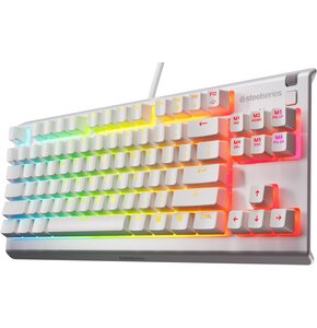 Klawiatura STEELSERIES Apex 3 TKL US Biały