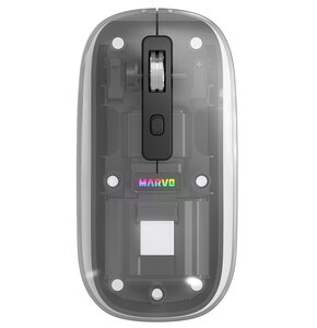 Mysz MARVO Prism B10 Czarno-przezroczysty