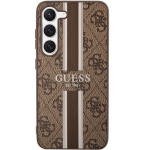 Etui GUESS 4G Printed Stripe do Samsung Galaxy S23 Brązowy