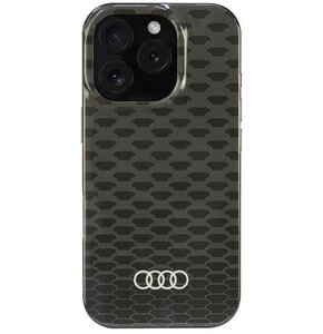 Etui AUDI IML Stitching Pattern MagSafe do Apple iPhone 16 Pro Czarny