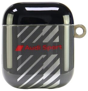 Etui na słuchawki AUDI IML Sport do Apple AirPods 1/2 Czarny