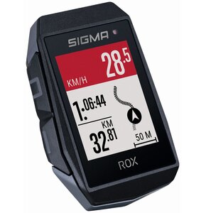 Licznik rowerowy SIGMA Rox 11.1 Evo HR Set Czarny Podświetlany