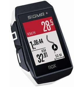 Licznik rowerowy SIGMA Rox 11.1 Evo Sensor Set Biały Podświetlany