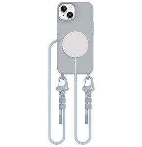 Etui TECH-PROTECT MagNecklace MagSafe do Apple iPhone 15 Szary