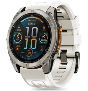 Pasek TECH-PROTECT Silicone do Garmin Fenix 5S/5S Plus/6S/6S Pro/7S/8 (43 mm) Tytanowy