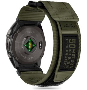 Pasek TECH-PROTECT Scout Pro do Garmin Fenix 5X/5X Plus/6X/6X Pro/7X/8 (51 mm) Zielony