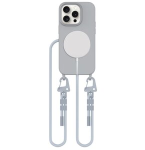 Etui TECH-PROTECT MagNecklace MagSafe do Apple iPhone 15 Pro Szary