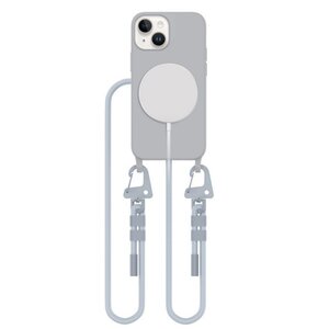 Etui TECH-PROTECT MagNecklace MagSafe do Apple iPhone 13 Mini Szary