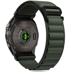 Pasek TECH-PROTECT Nylon Pro do Garmin Fenix 5/6/6 Pro/7/E (47 mm) Zielony