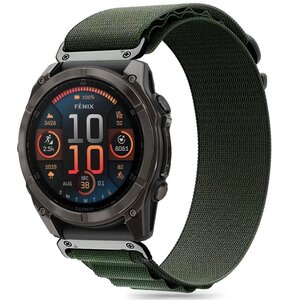 Pasek TECH-PROTECT Nylon Pro do Garmin Fenix 5X/5X Plus/6X/6X Pro/7X/8 (51 mm) Zielony