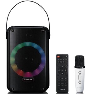 Power audio LENCO BTC-060BK Mikrofon Karaoke Czarny
