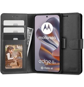Etui TECH-PROTECT Wallet do Motorola Edge 50 Neo Czarny