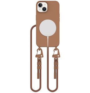 Etui TECH-PROTECT MagNecklace MagSafe do Apple iPhone 15 Brązowy