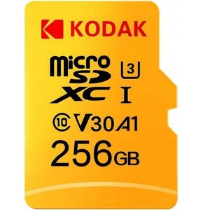 Karta pamięci KODAK 256gb U3 V30 + Adapter