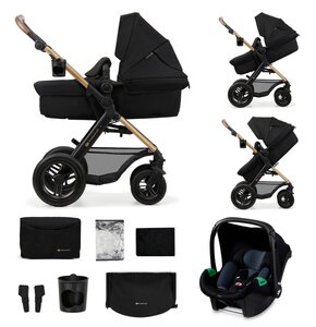 Wózek wielofunkcyjny KINDERKRAFT Moov 2 Air 3w1 Czarny