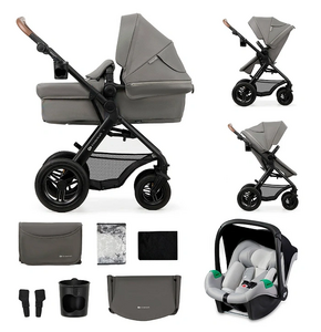 Wózek wielofunkcyjny KINDERKRAFT Moov 2 Air 3w1 Jasnoszary
