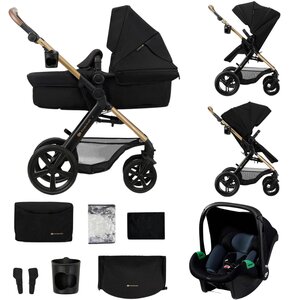 Wózek wielofunkcyjny KINDERKRAFT Moov 2 XL 3w1 Czarny