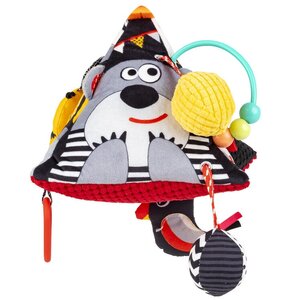 Zabawka edukacyjna BALIBAZOO Sensory Piramidka Kontrastowy Miś polarny Delux BB82386