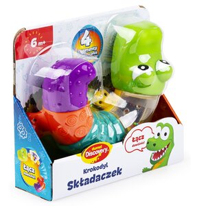Zabawka edukacyjna DUMEL Kreatywna Krokodyl Składaczek DD30809