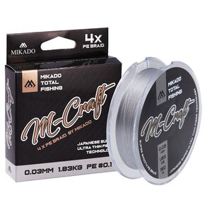 Plecionka MIKADO M-Craft Braid 0.08 mm / 150 m Stalowo-szary
