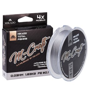 Plecionka MIKADO M-Craft Braid 0.03 mm / 150 m Stalowo-szary