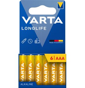 Baterie AAA LR3 VARTA Longlife (6 szt.)