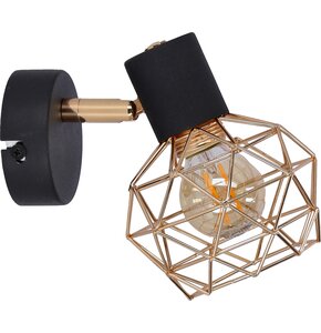 Kinkiet CANDELLUX Acrobat 91-22240 Czarno-miedziany