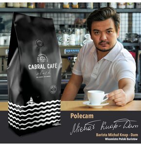 Kawa ziarnista CABRAL CAFE Black 1 kg (Rzemieślnicza)
