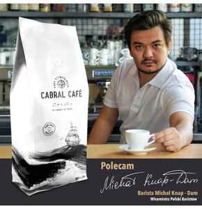 Kawa ziarnista CABRAL CAFE Crema 1 kg (Rzemieślnicza)