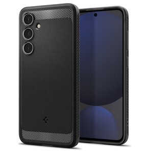 Etui SPIGEN Rugged Armor do Samsung Galaxy S24 FE Czarny matowy