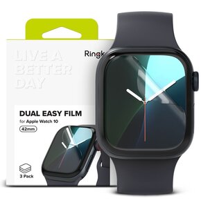 Folia ochronna RINGKE Dual Easy do Apple Watch 10 (46 mm) 3szt.