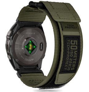 Pasek TECH-PROTECT Scout Pro do Garmin Fenix 5/6/6 Pro/7/8/E (47 mm) Zielony